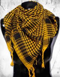 geel Plaid Sjaals