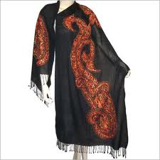 noir Broderie Foulards