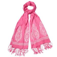 rose Broderie Foulards