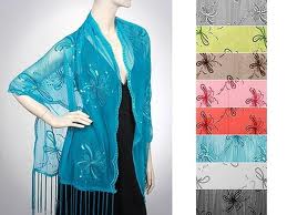 moderne bleu Mode Châles