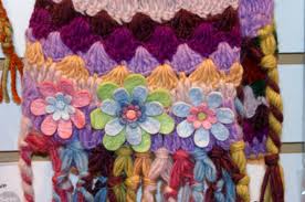 Damen Crochet Schals