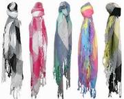 mulheres Algodão Cachecóis