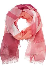 rosa Algodão Cachecóis