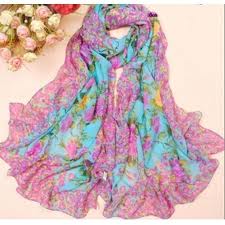 designer chiffon scarves