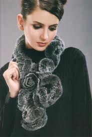 round fur scarves