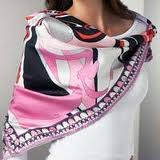 modern silk shawl